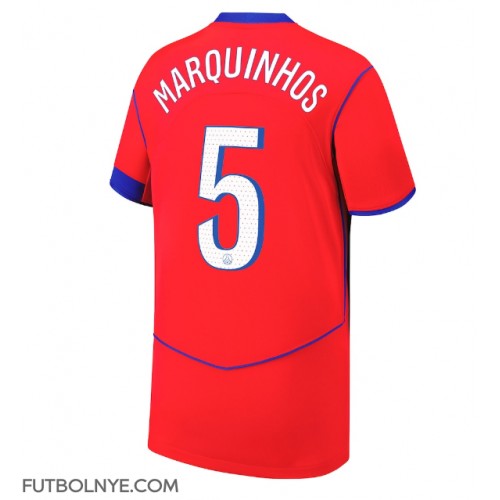 Camiseta Paris Saint-Germain Marquinhos #5 Tercera Equipación 2025-26 manga corta